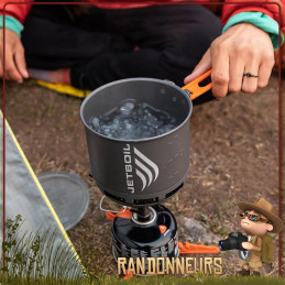 Réchaud STASH Jetboil gaz popote optimisee randonnee ultra leger