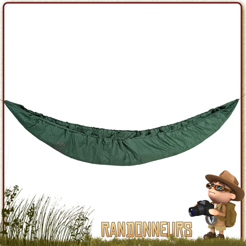 Couette Isolante Underquilt XXL pour hamac jungle randonnee Amazonas