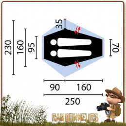 tente DOLOMITE 2 Jamet, dome tunnel de camping 2 deux places 3 trois saisons. tente Dolomite jamet de montagne