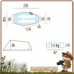 tente HIMALAYA 4000 Jamet, dome tunnel de camping 2 deux places deux saisons. tente himalaya jamet légère