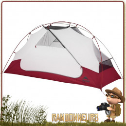 TENTE ELIXIR 1 MR - Tente de randonnée légère et de camping nomade, pour une personne et utilisable sur trois saisons
