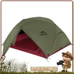 TENTE MSR ELIXIR 3 - Tente de randonnée légère et de camping nomade, pour trois personnes et utilisable sur trois saisons