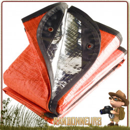 Couverture de survie pour 2 personnes Sol Survival Blanket