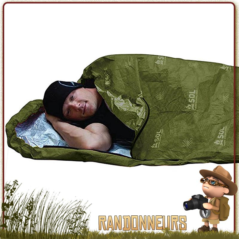 Tente Abri Urgence isotherme randonnee survie extreme bushcraft