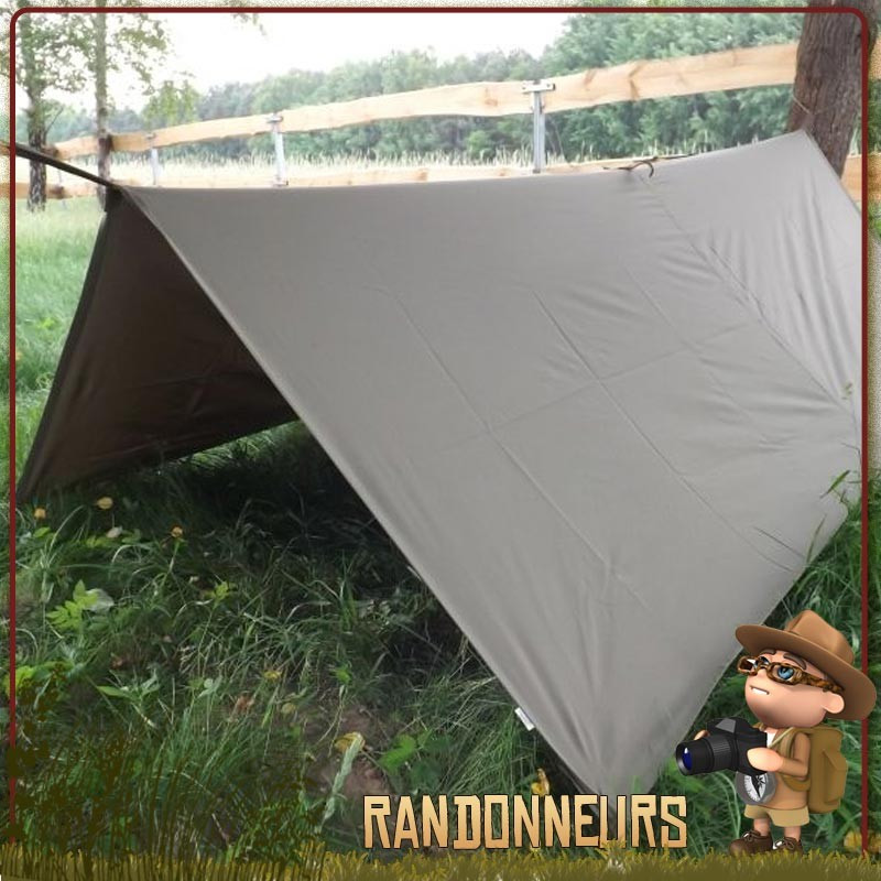 Bache Tarp polyester Ripstop étanche Militaire Vert Olive Highlander