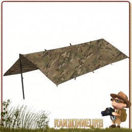 Bache Tarp bivouac militaire camouflage armee grande taille bushcraft